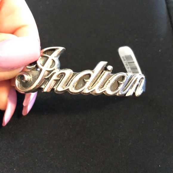 King Baby Indian script loco cuff Motorcycle bracelet - Picture 2 of 7